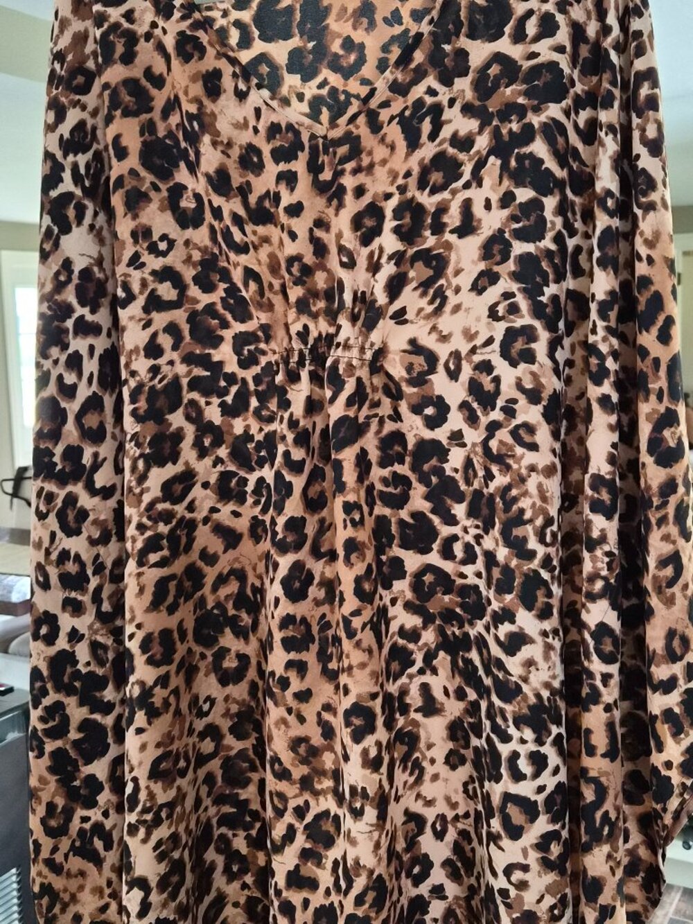 Leopard Print Swimsuit Cover Up